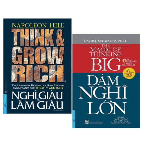  Nghĩ Giàu Và Làm Giàu + Dám Nghĩ Lớn (2 quyển) 