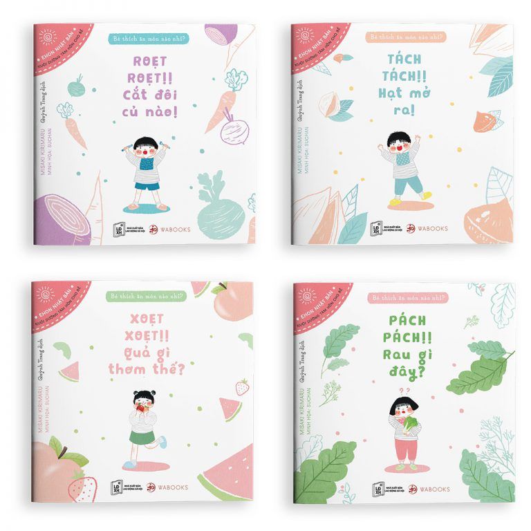  Bộ Ehon: Bé thích ăn món nào nhỉ (4 quyển) 