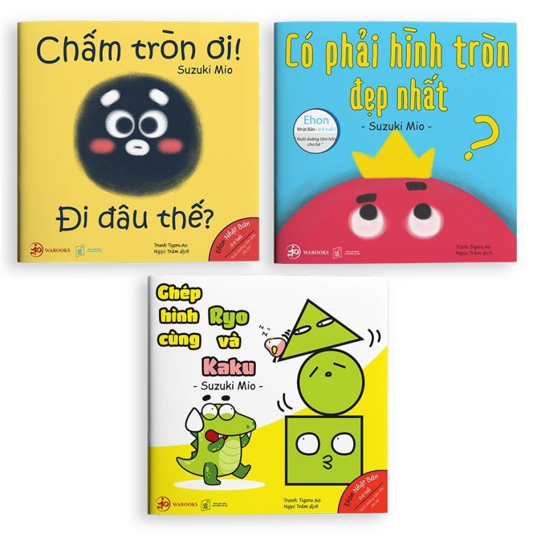  Bộ Ehon: Những điều kỳ diệu của hình khối (3 quyển) 