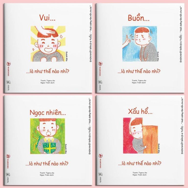  Bộ Ehon: Sự kỳ diệu của cảm xúc (4 quyển) 