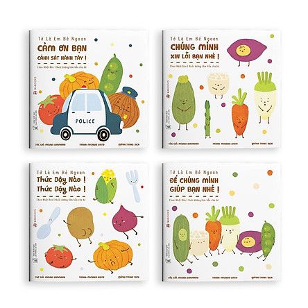  Bộ Ehon: Tớ là em bé ngoan (4 quyển) 