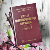  Kinh Hoa Nghiêm (Bộ 4 tập, bìa da, gáy tròn) 