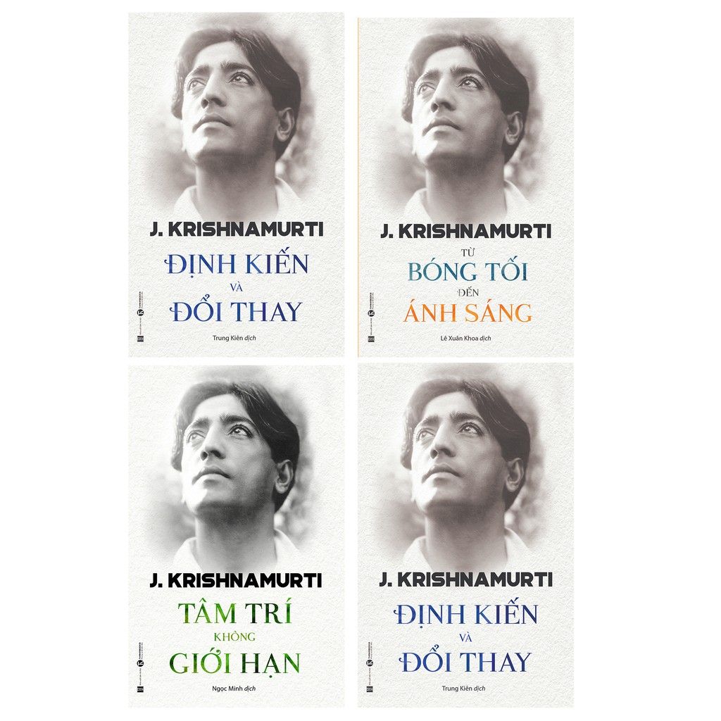  Triết lý của Krishnamurti (Bộ 4 quyển) 