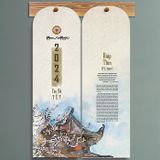  Bộ Lịch Thư Pháp Làng Mai 2024 