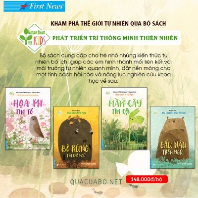  Bộ sách Phát triển Trí thông minh Thiên nhiên của trẻ (4 quyển) 