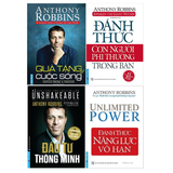  Bộ 4 quyển sách của Anthony Robbins 