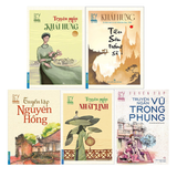  5 quyển Danh tác Văn học Việt Nam: Truyện Ngắn Nguyên Hồng + Khái Hưng + Nhất Linh + Vũ Trọng Phụng + Tiêu sơn Tráng Sĩ 