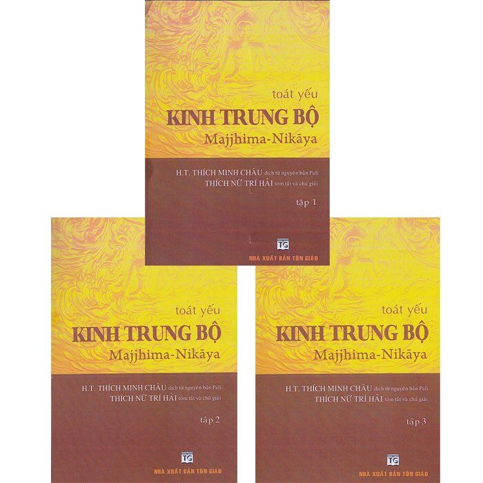  Toát Yếu Kinh Trung Bộ (Bộ 3 quyển) 