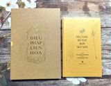  [Bản cao cấp] Kinh Diệu Pháp Liên Hoa + Kinh Địa Tạng (bìa vàng, cứng) 