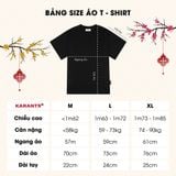  Áo Thun In Nổi Full Chữ Karants Local Brand Form Oversize - KR80 