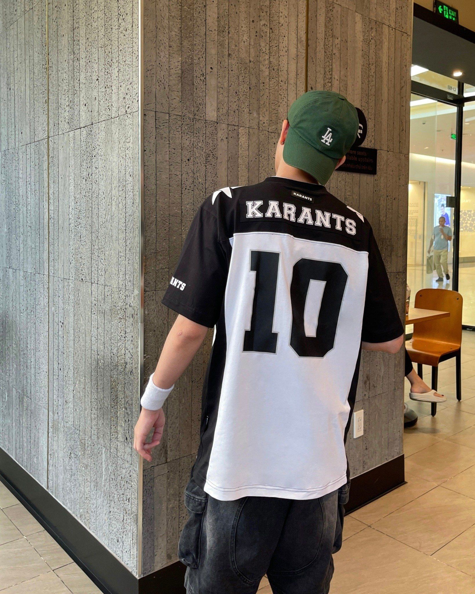  Áo Thun Phối Bóng Đá Karants Local Brand Streetwear Form Oversize - KR63 