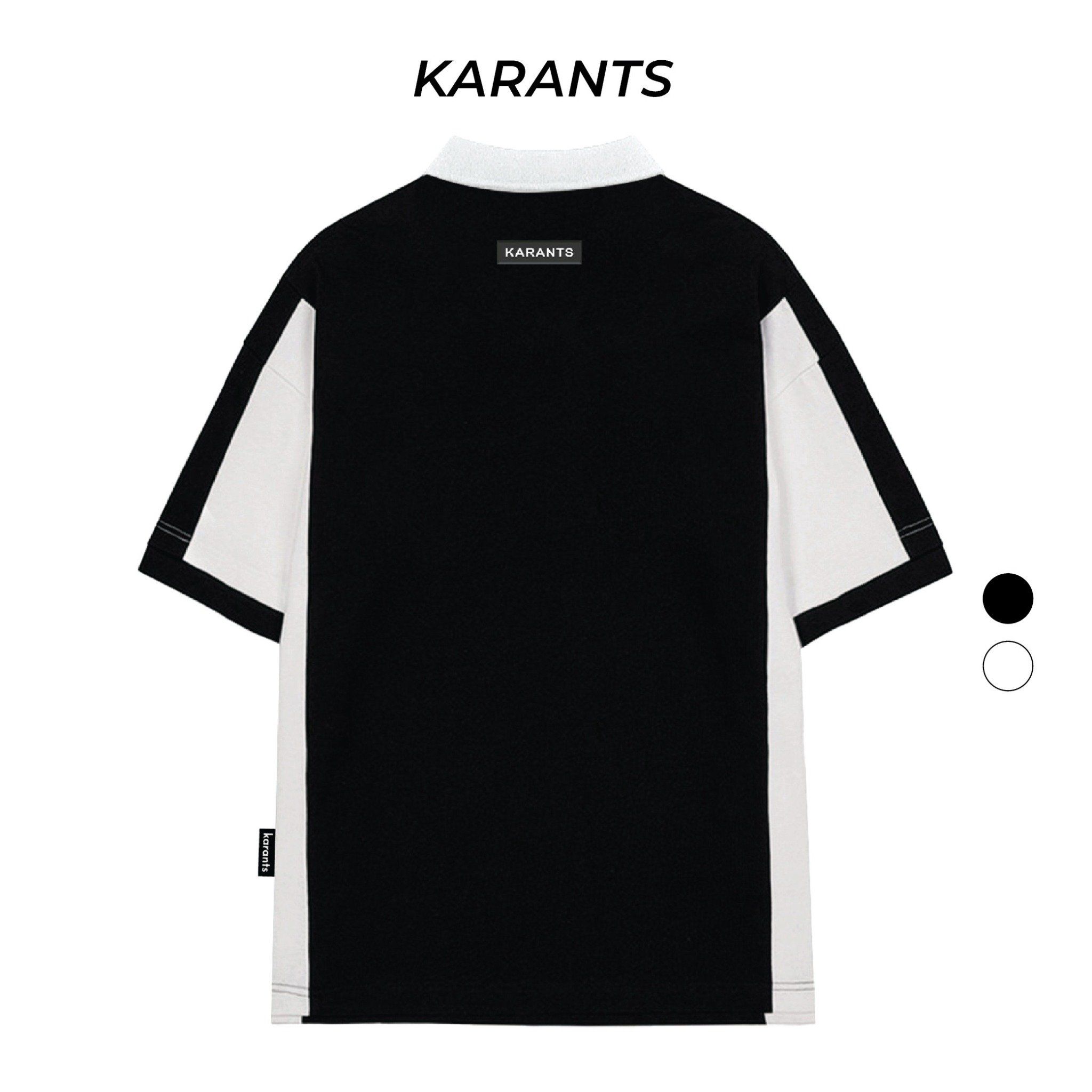  Áo Polo Phối Nhiều Màu Karants Local Brand Streetwear Form Oversize - KR65 