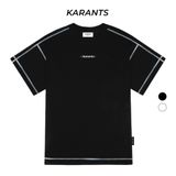  Áo Thun Phối Chỉ Nổi Karants Local Brand Hot Trend Form Oversize - KR66 