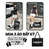  Áo Thun Trơn Basic Karants Local Brand Streetwear Form Oversize - KR79 