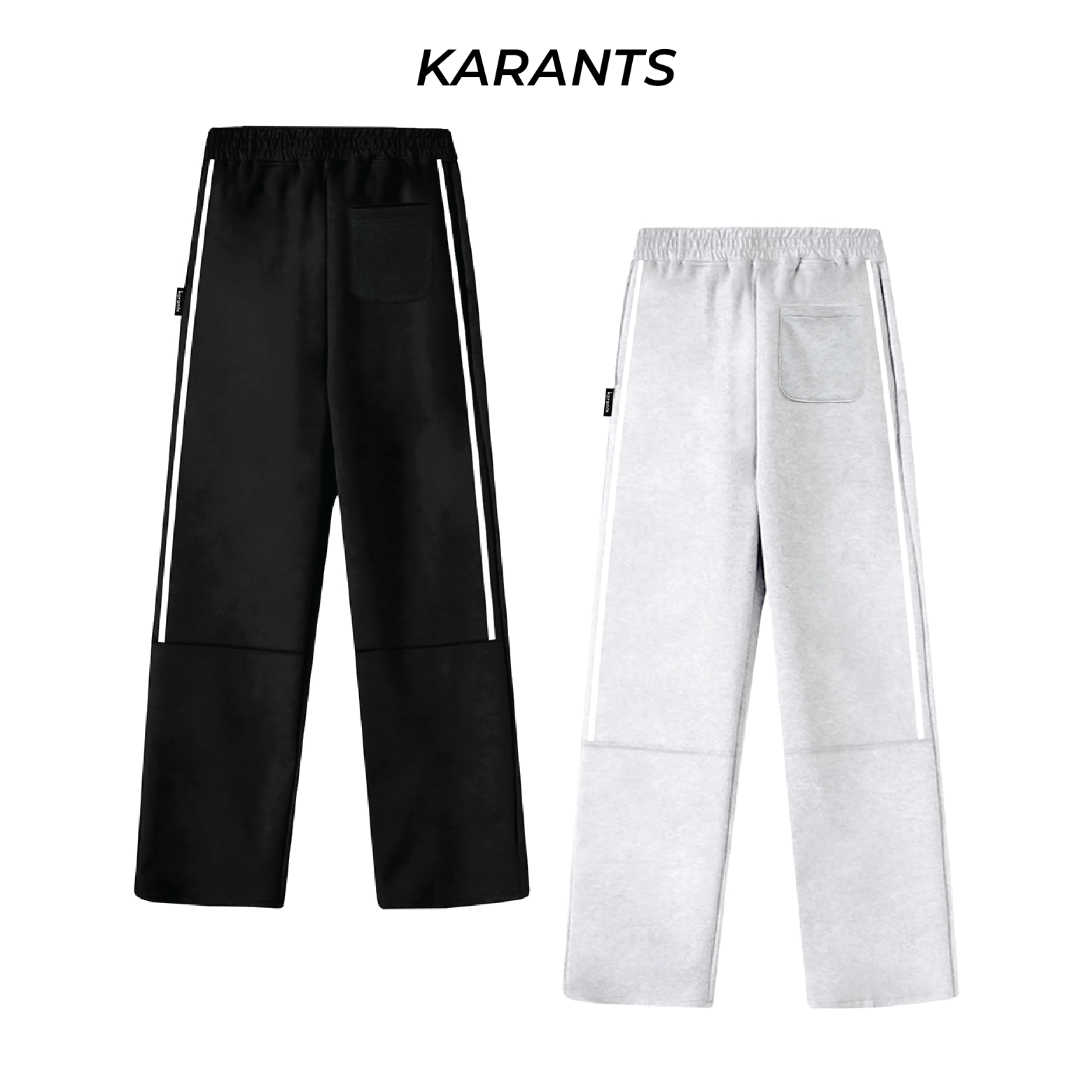  Quần Dài Ống Rộng Thể Thao Phối Sọc Karants Track Pants Local Brand Streetwear - KQ12 