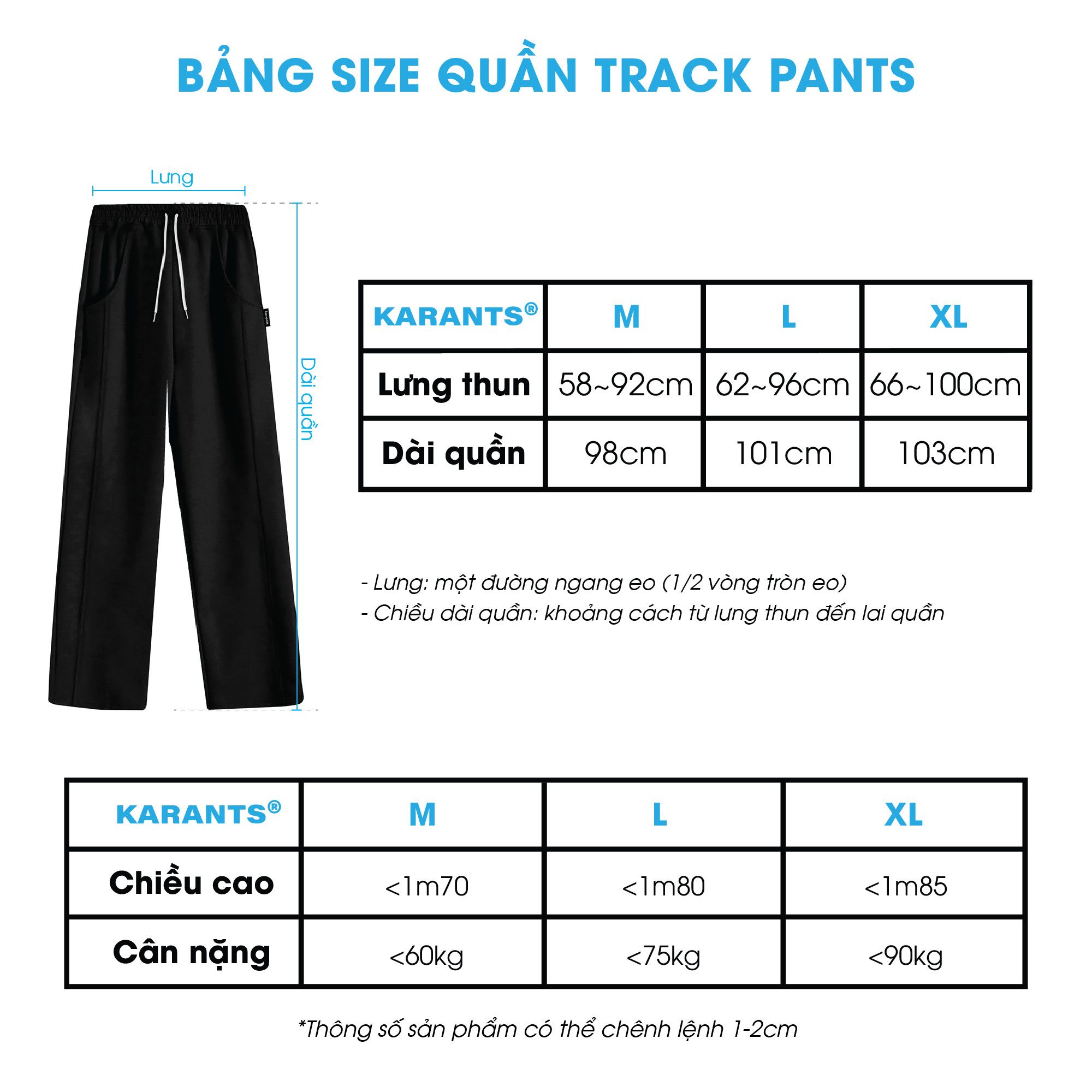  Quần Dài Ống Rộng Thể Thao Phối Sọc Karants Track Pants Local Brand Streetwear - KQ12 