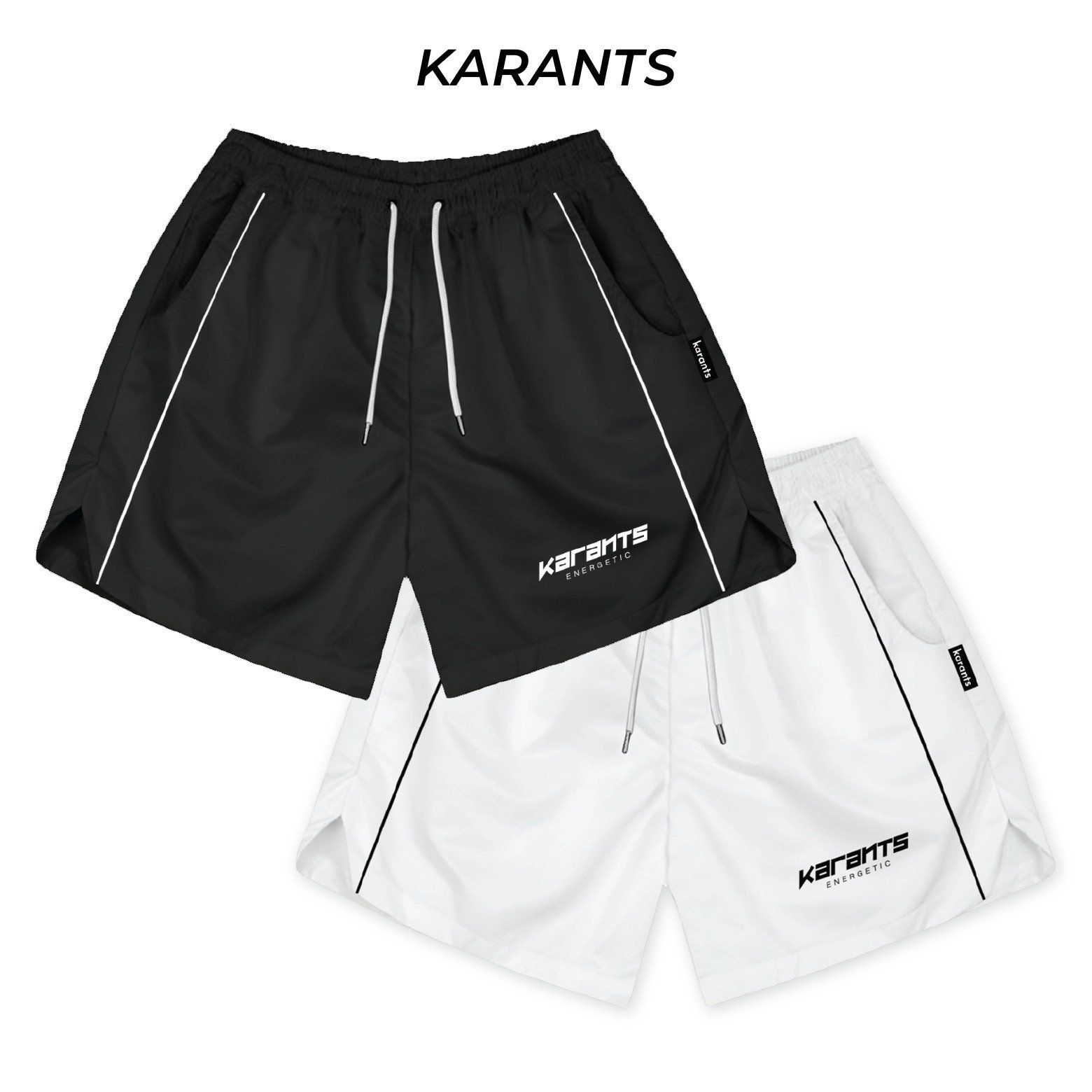  Quần Short Dù Viền Nổi Karants Local Brand Unisex Special Collection Premium - KQ06 