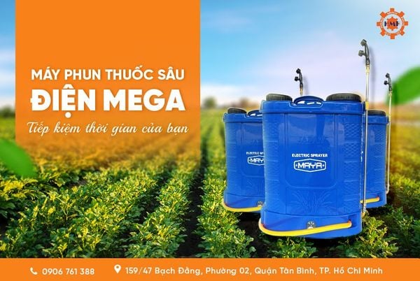  Bình Xịt Điện Cao Cấp Maya 20 Lít Màu Xanh Biển 12V12AH-3.1kg  Bơm Đôi Sạc 1.7A 