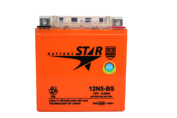  ẮC QUY XE MÁY STAR GEL 