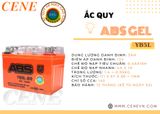  ẮC QUY XE MÁY ABS GEL 