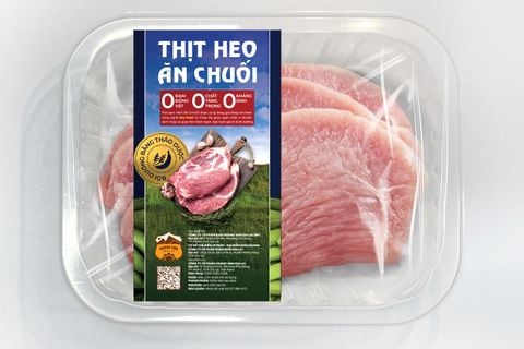 Thịt heo ăn chuối Hoàng Anh Gia Lai - Cốt lết không xương