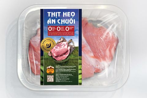 Thịt heo ăn chuối Hoàng Anh Gia Lai - Nạc dăm