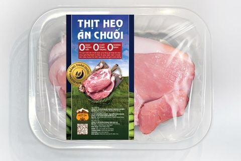 Thịt heo ăn chuối Hoàng Anh Gia Lai - Thịt vai