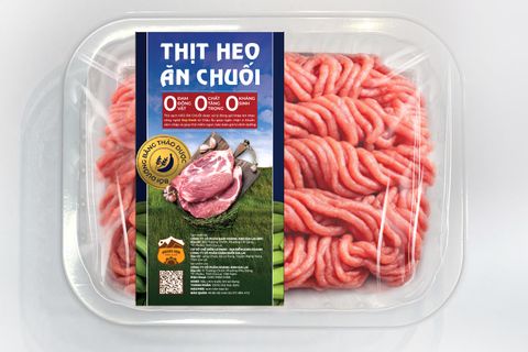 Thịt heo ăn chuối Hoàng Anh Gia Lai - Thịt xay