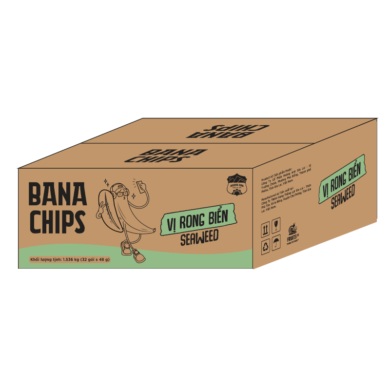 Snack Bana Chips Vị Rong Biển