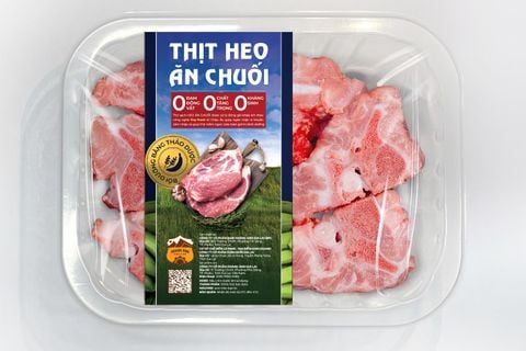 Thịt heo ăn chuối Hoàng Anh Gia Lai - Xương ngon