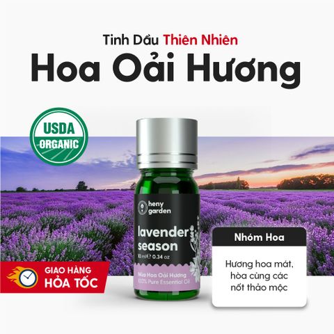 Tinh Dầu Oải Hương (Lavender Essential Oil) Heny Garden