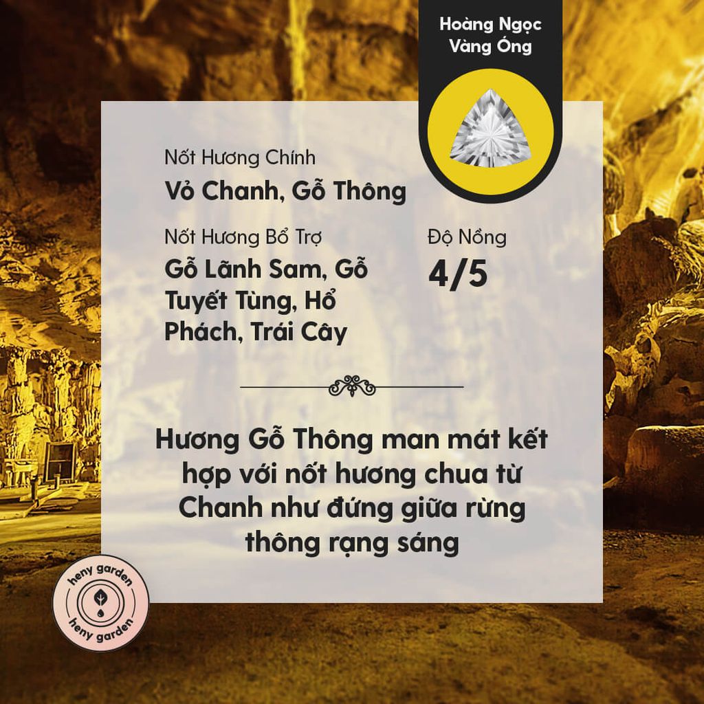 Tinh Dầu Thơm Phòng Phối Hương 15 MÙI Nhóm Gỗ HENY GARDEN