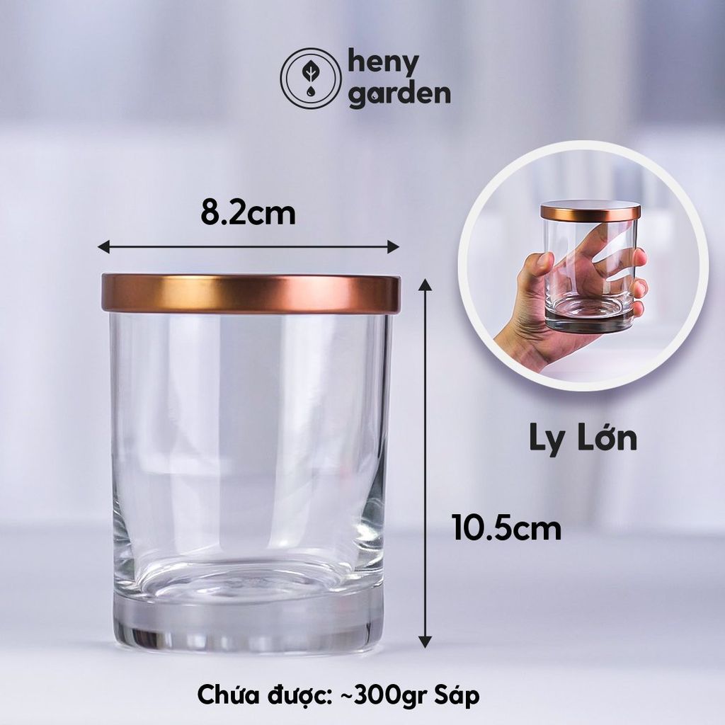 [TỔNG HỢP] Ly Cốc Đựng Nến Thơm Handmade HENY GARDEN