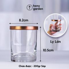 [TỔNG HỢP] Ly Cốc Đựng Nến Thơm Handmade HENY GARDEN