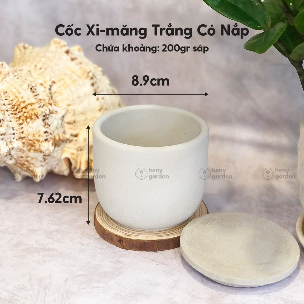 [TỔNG HỢP] Ly Cốc Đựng Nến Thơm Handmade HENY GARDEN