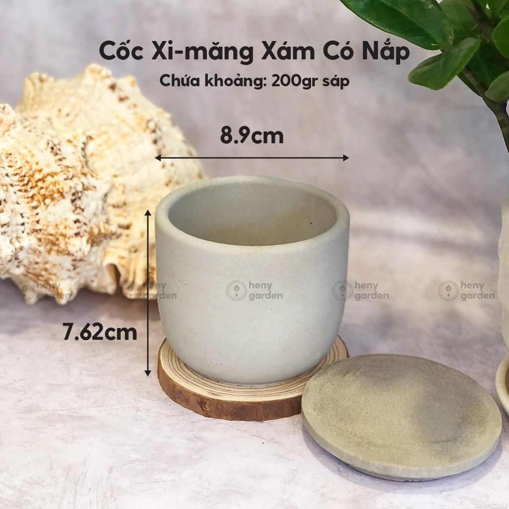 [TỔNG HỢP] Ly Cốc Đựng Nến Thơm Handmade HENY GARDEN
