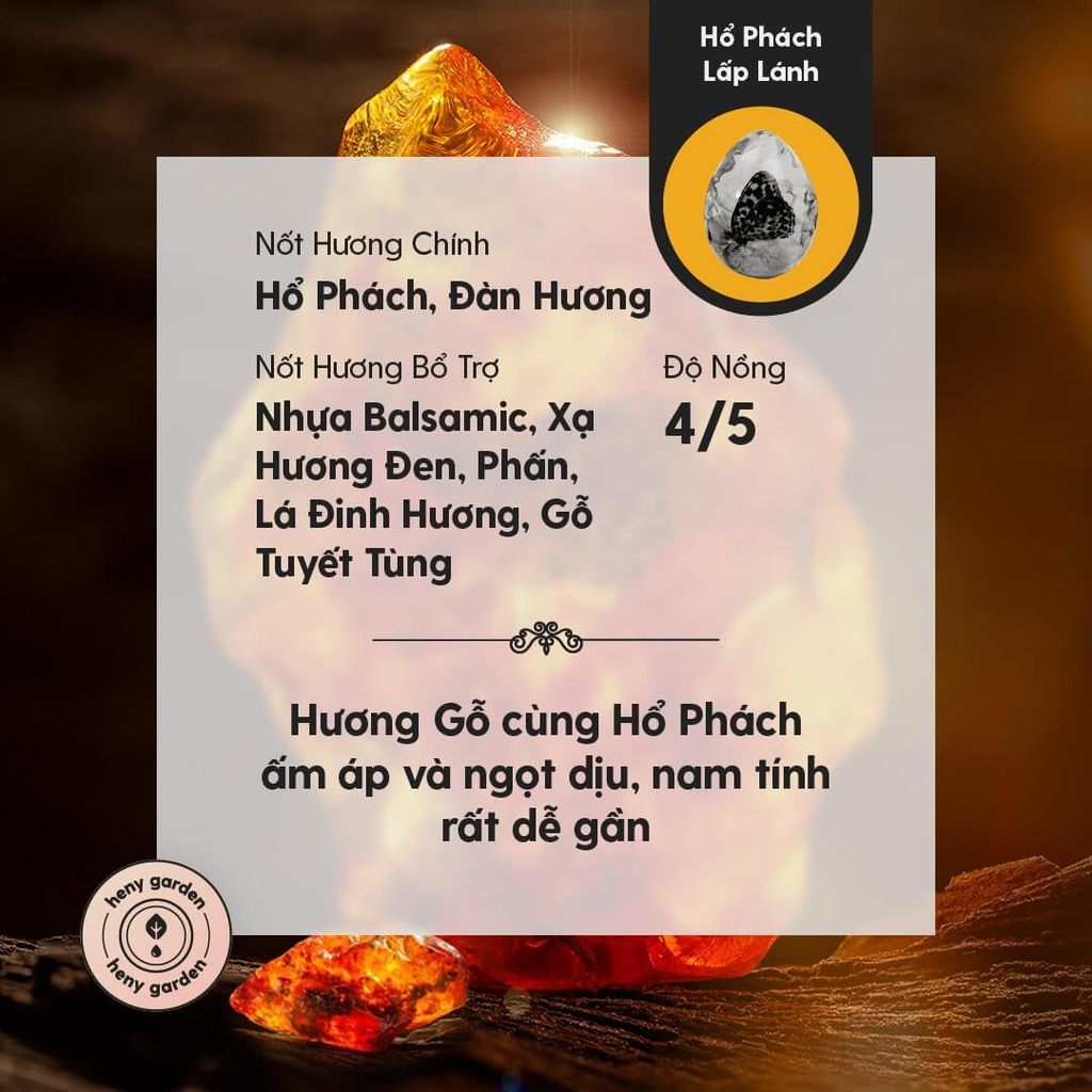 Tinh Dầu Thơm Phòng Phối Hương 15 MÙI Nhóm Gỗ HENY GARDEN