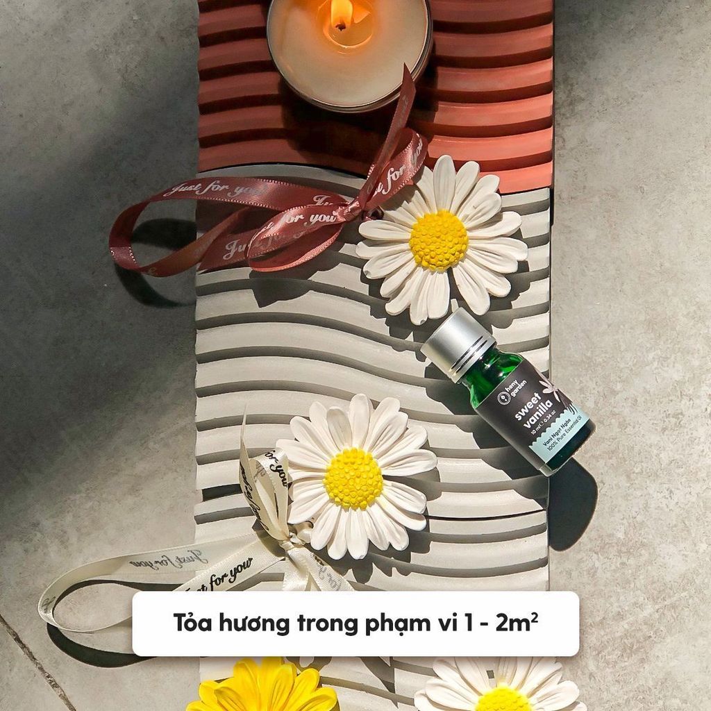 Đá Thơm Khuếch Tán Tinh Dầu Thơm Phòng Hoa Cúc & Hướng Dương HENY GARDEN