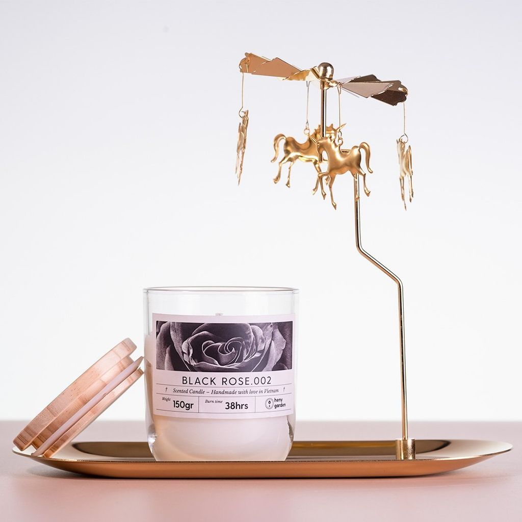 Bộ Charm Nến Xoay Chong Chóng Chơi Nến Cao Cấp HENY GARDEN