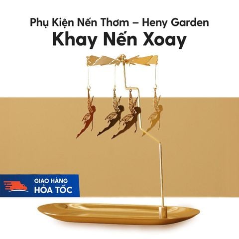 Bộ Charm Nến Xoay Chong Chóng Chơi Nến Cao Cấp HENY GARDEN