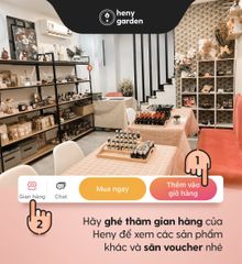 Bộ Charm Nến Xoay Chong Chóng Chơi Nến Cao Cấp HENY GARDEN