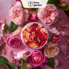 Muối Ngâm Chân Thảo Dược HIMALAYA & HOA HỒNG Bổ Sung Dầu Oliu & Vitamin E Giúp Dưỡng Ẩm Da HENY GARDEN