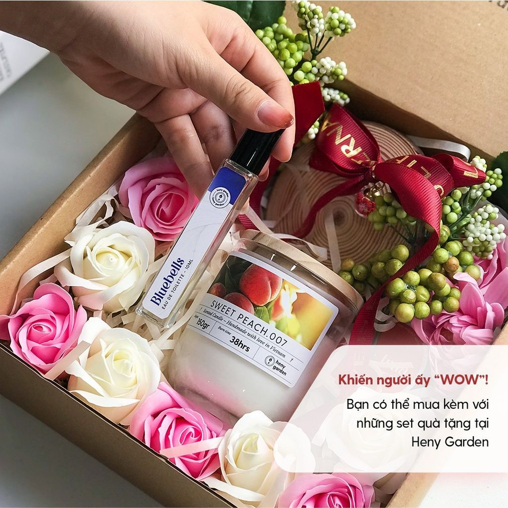 Nước Hoa Dạng Xịt HENY GARDEN 10mL - Hấp Dẫn, Thu Hút, Ngọt Ngào, Nữ Tính