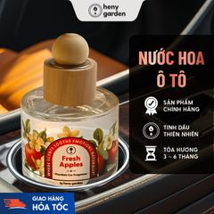 Nước Hoa Ô Tô HENY GARDEN Cao Cấp - Nước Hoa Xe Hơi, Tinh Dầu Thơm Xe Ô Tô Khử Mùi, Chống Say Xe, Mùi Hương Thư Giãn