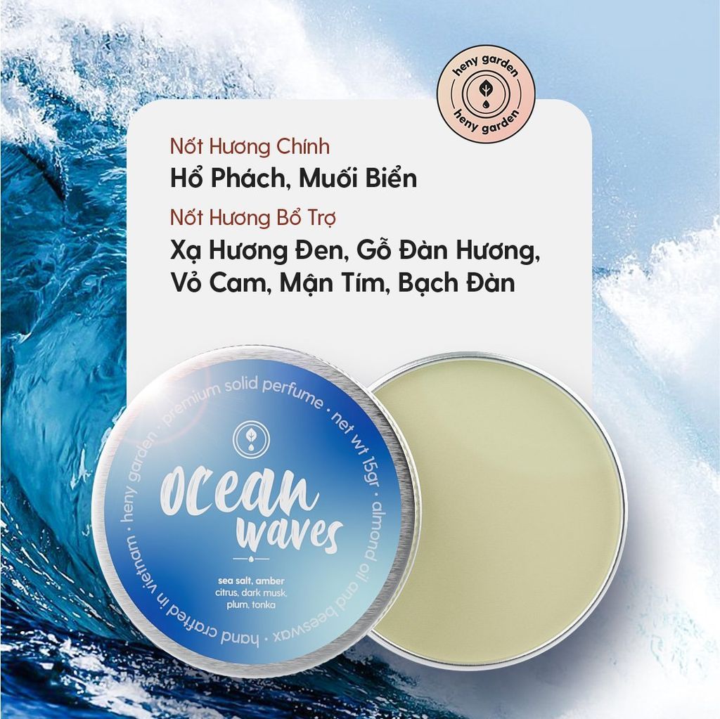Nước Hoa Khô Dạng Sáp Nữ Nam Lưu Hương Lâu HENY GARDEN