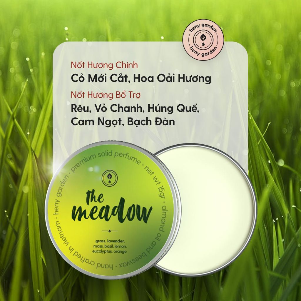 Nước Hoa Khô Dạng Sáp Nữ Nam Lưu Hương Lâu HENY GARDEN