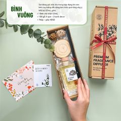 Bộ Tinh Dầu Khuếch Tán Thơm Phòng Cắm Que HENY GARDEN Thay Thế Máy Xông