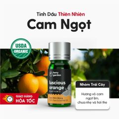 Tinh Dầu Cam (Orange Essential Oil) Heny Garden