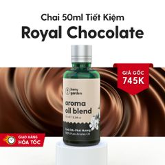 Tinh Dầu Thơm Phối Hương Royal Chocolate (Sô cô la Hoàng Gia) Heny Garden