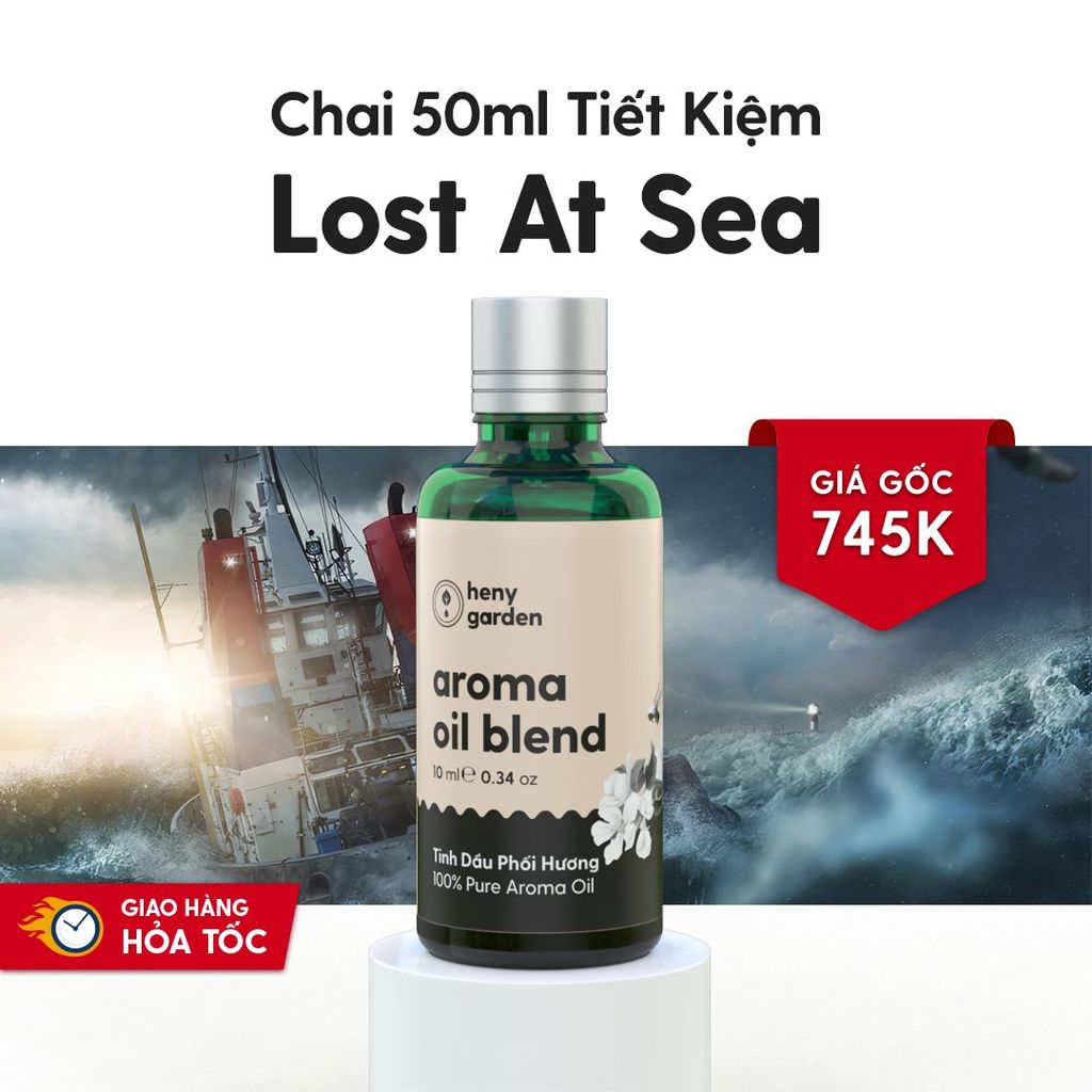 Tinh Dầu Thơm Phối Hương Lost At Sea (Lạc Giữa Biển Khơi) Heny Garden